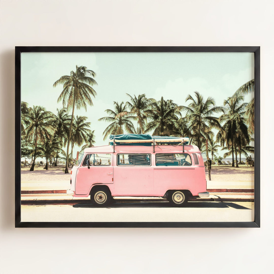 Pink VW Bus Love