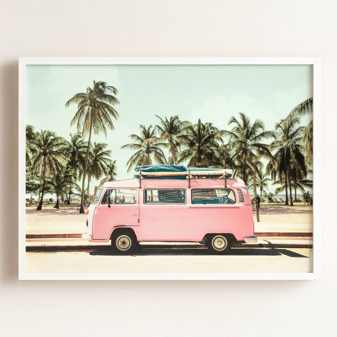 Pink VW Bus Love