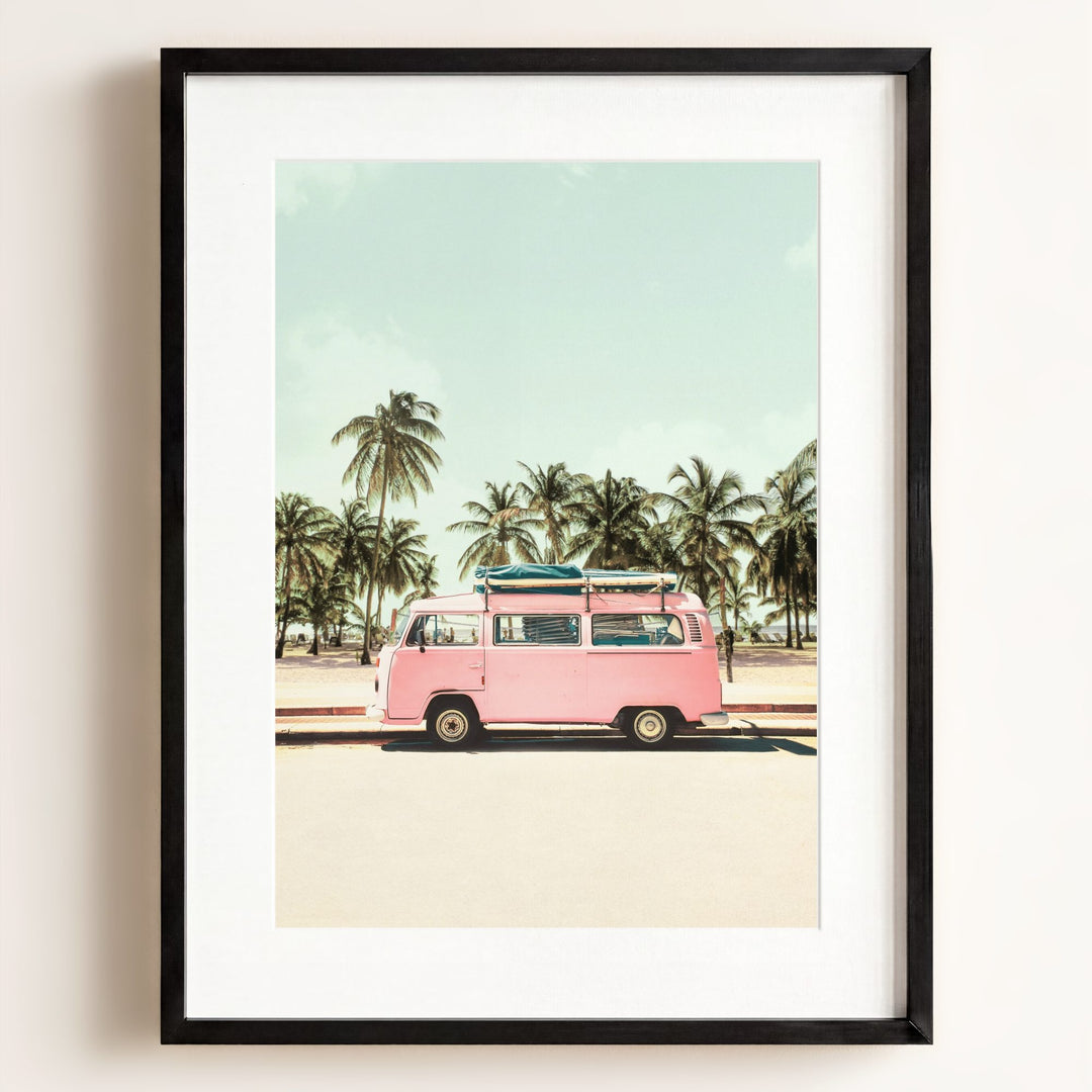 Pink VW Bus Love