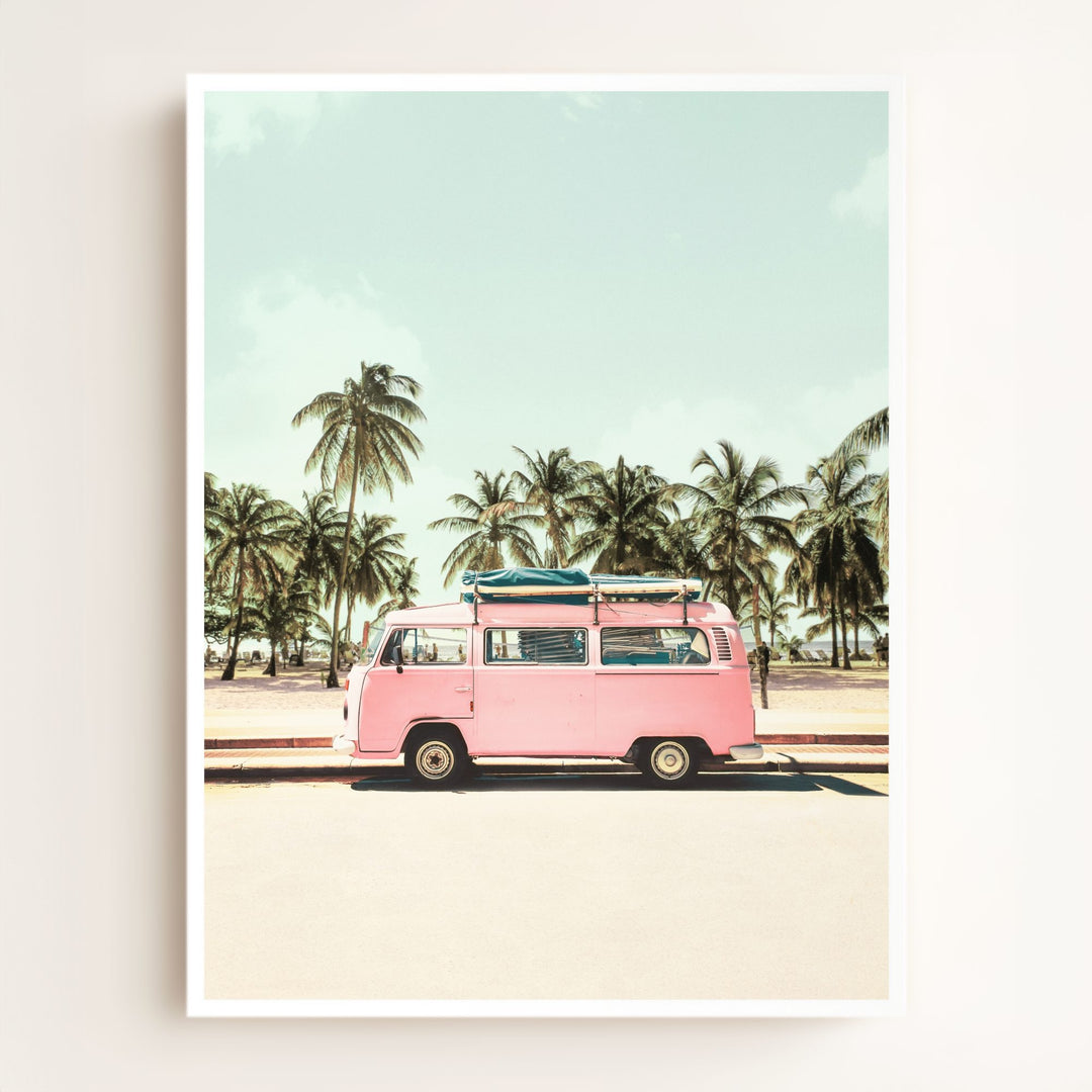 Pink VW Bus Love