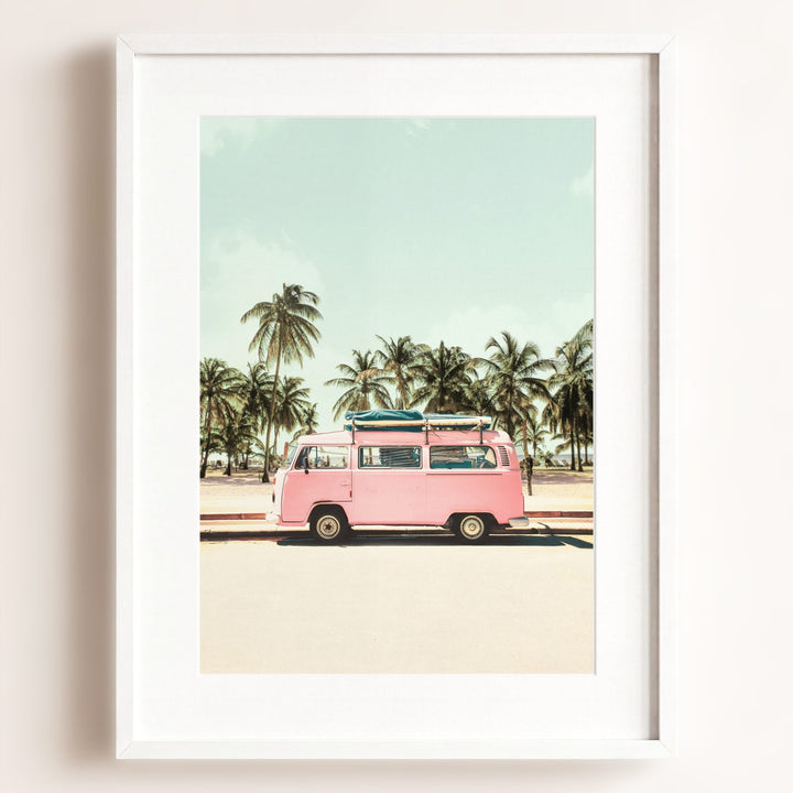 Pink VW Bus Love