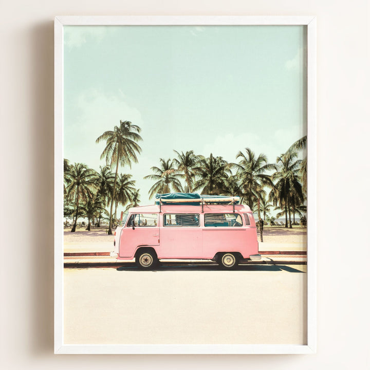 Pink VW Bus Love