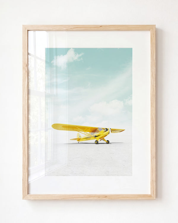 Piper J-3 Cub Airplane — Framed