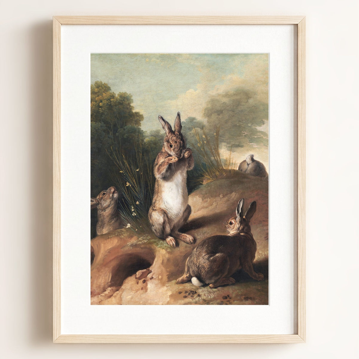 Rabbits — Framed Art