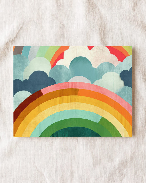 Rainbow Abstract No. 1 Horizontal Art