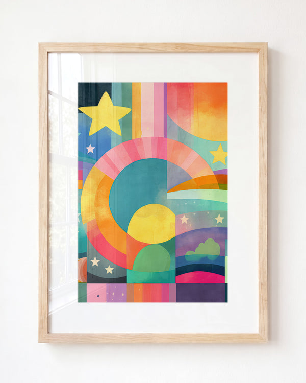 Rainbow Abstract No. 4