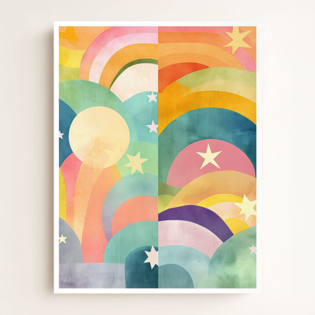 Rainbow Abstract No. 5