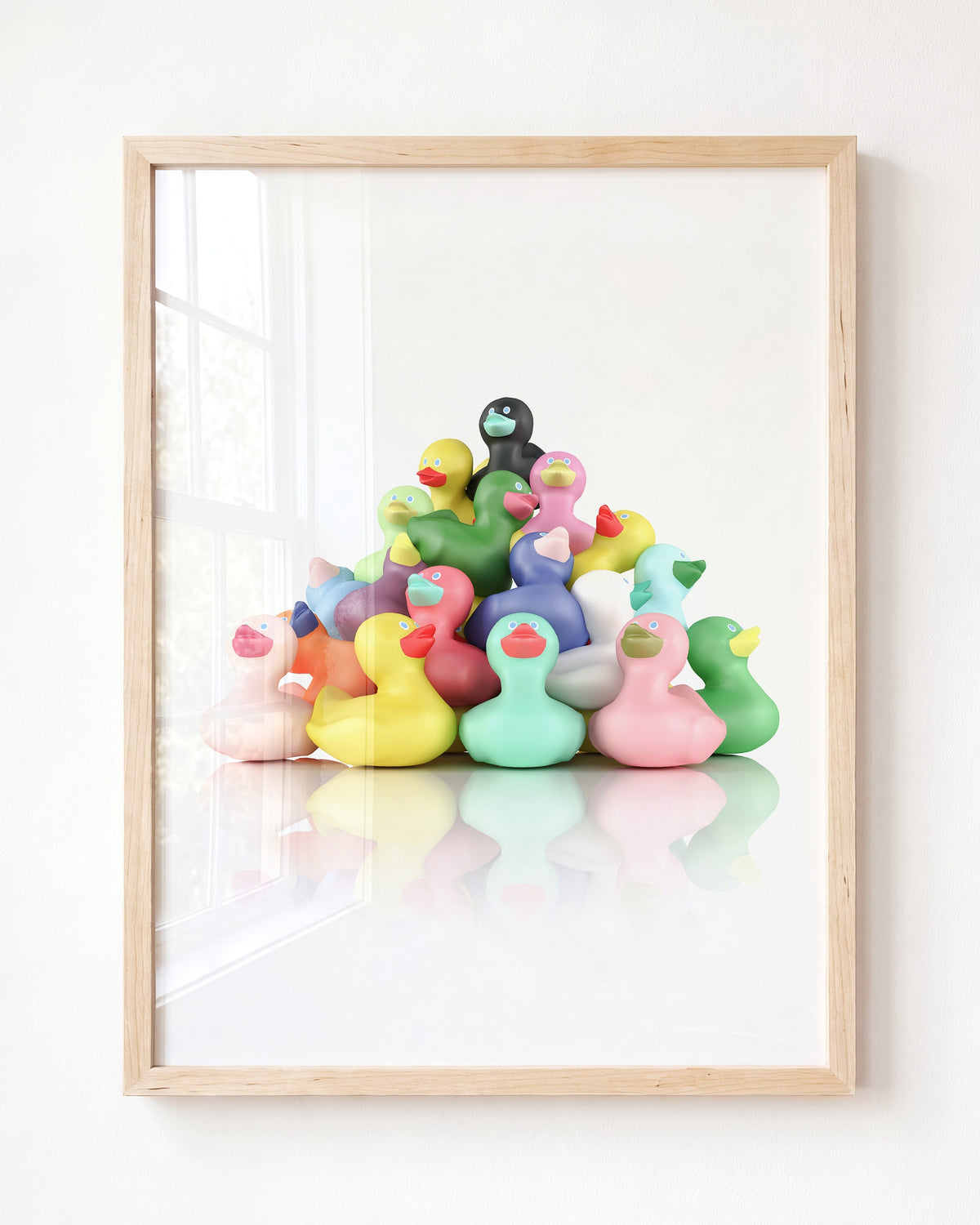 Rubber Duckies — Framed