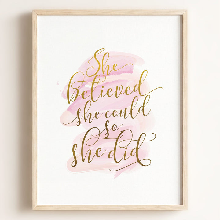 She Believed She Could