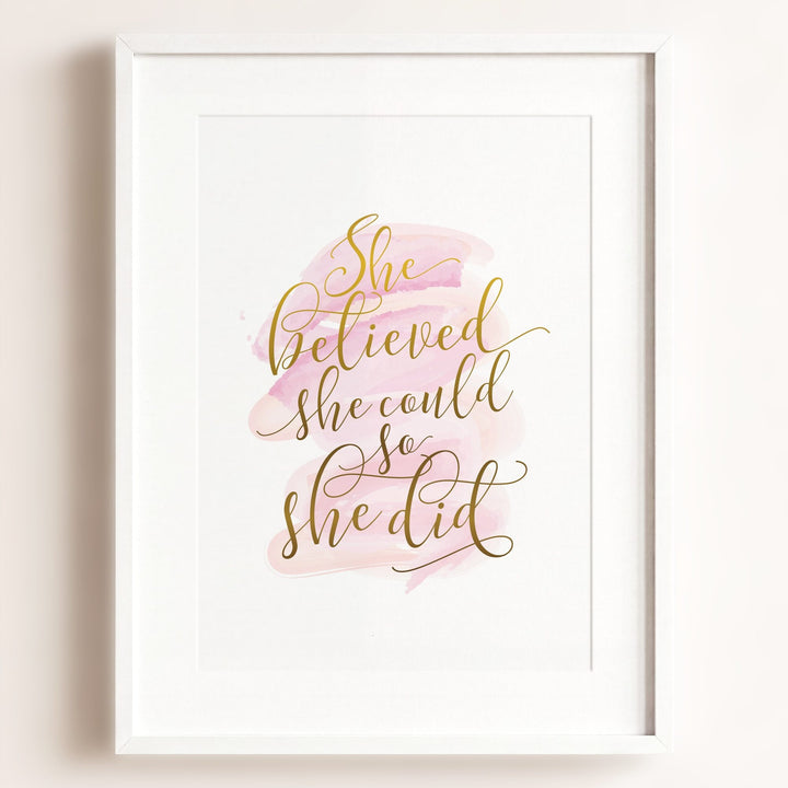 She Believed She Could