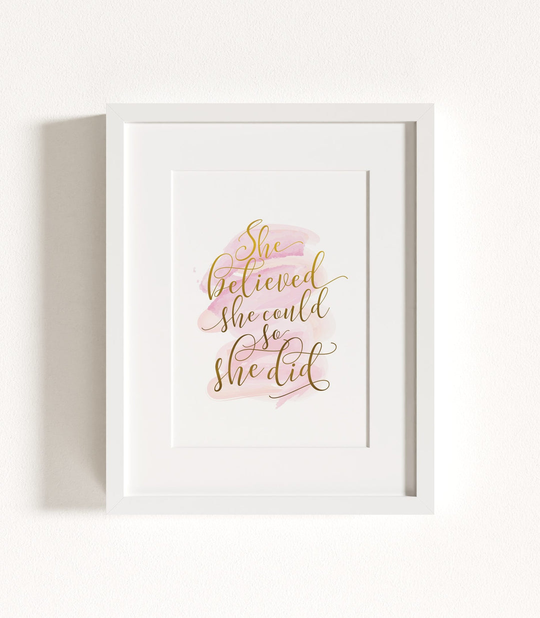 She Believed She Could