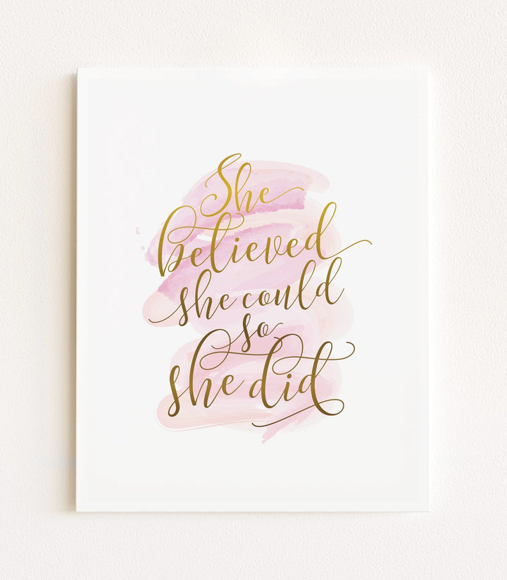 She Believed She Could