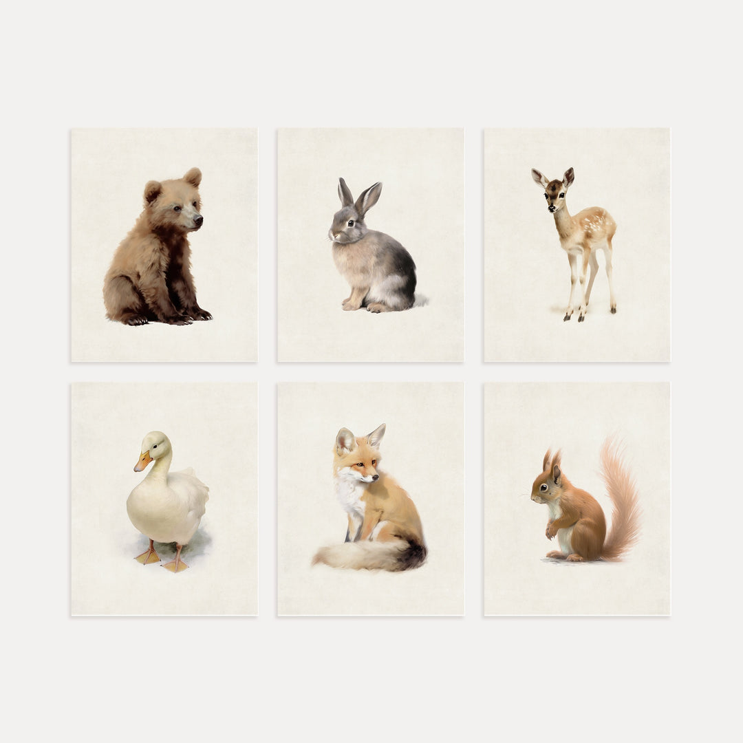 Storybook Animals - Woodland Animal Prints