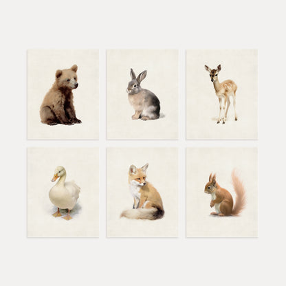Storybook Animals - Woodland Animal Prints