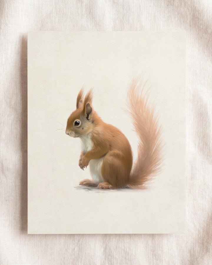 Storybook Red Squirrel