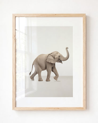 Studio Elephant Art Print