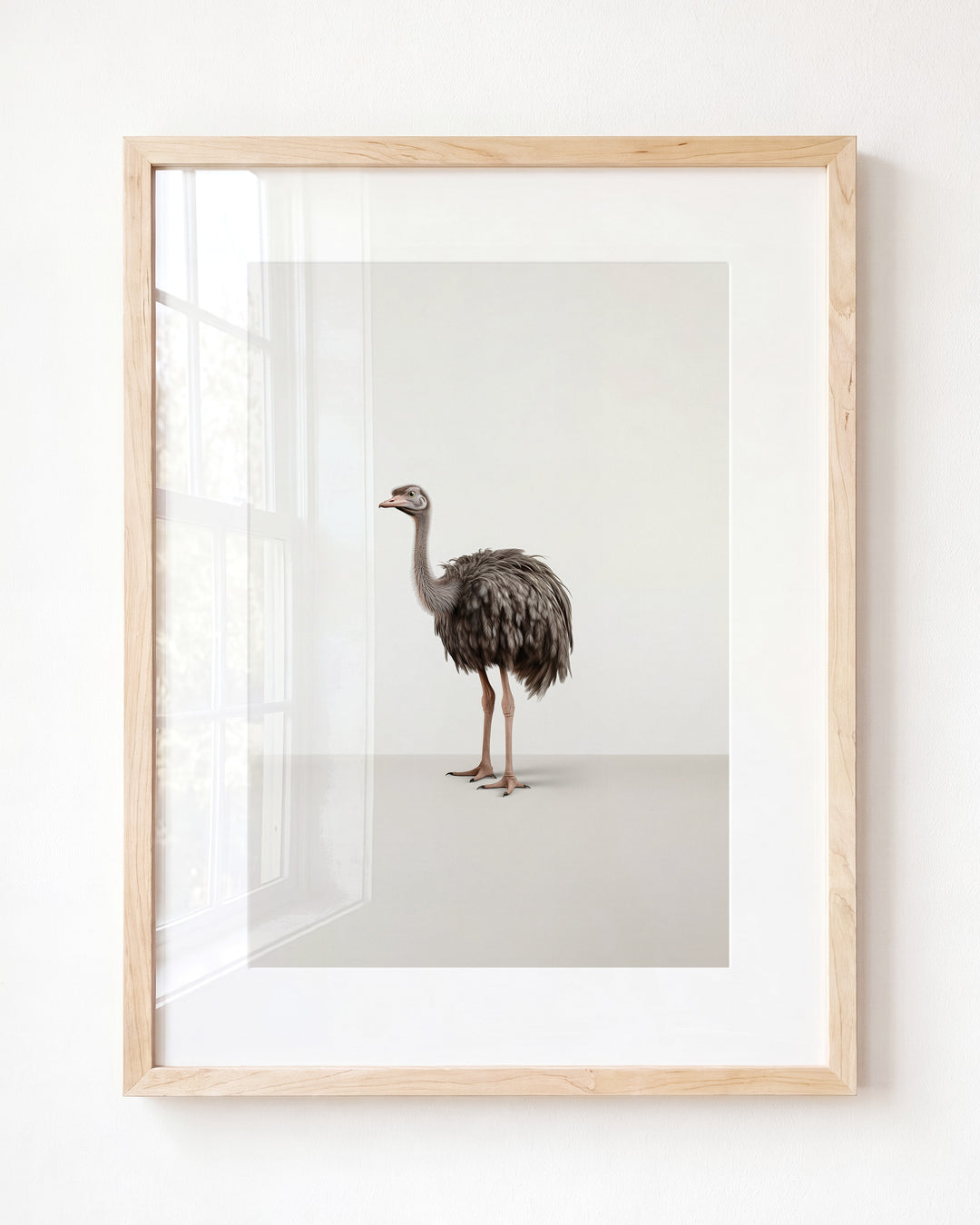 Studio Ostrich Art Print