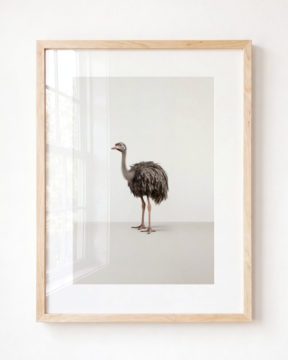 Studio Ostrich Art Print