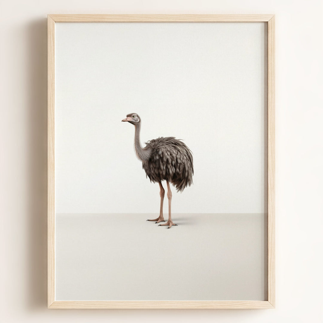 Studio Ostrich Art Print