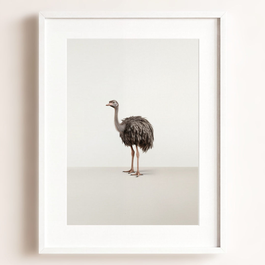 Studio Ostrich Art Print