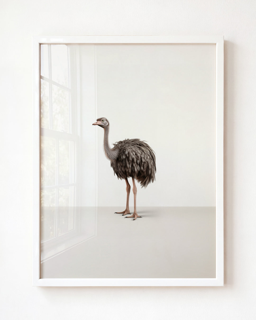Studio Ostrich Art Print