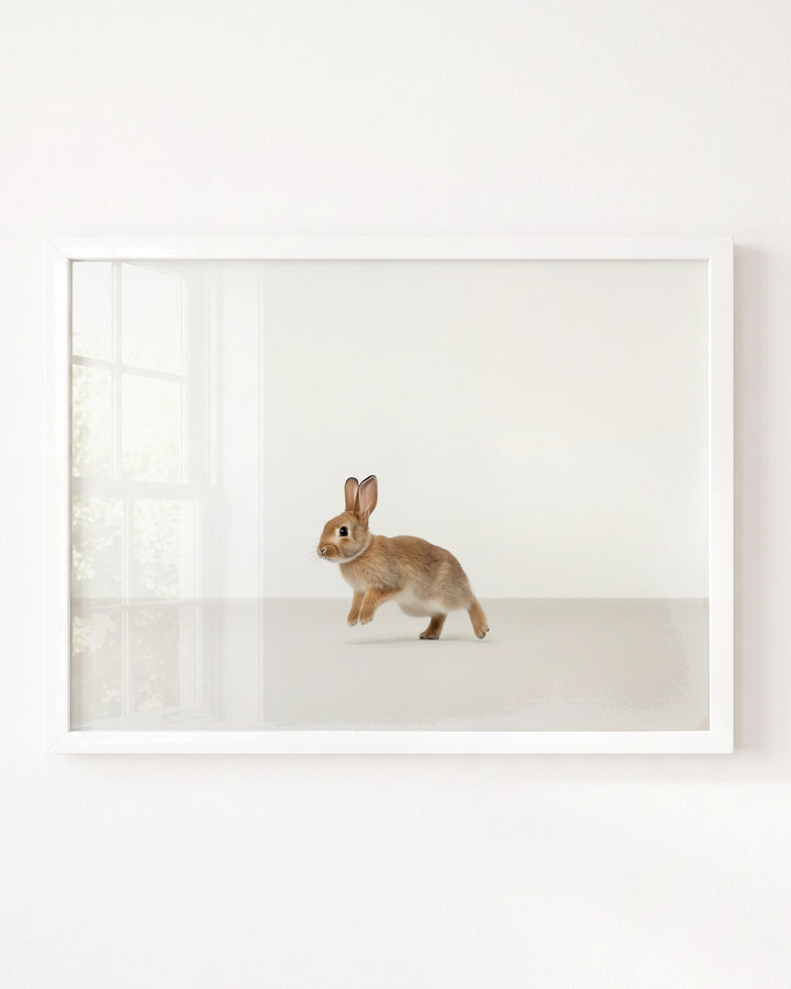 Studio Rabbit Art Print