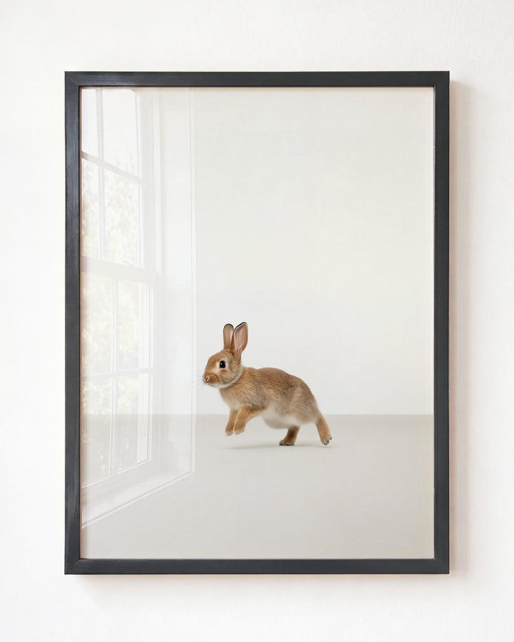 Studio Rabbit Art Print