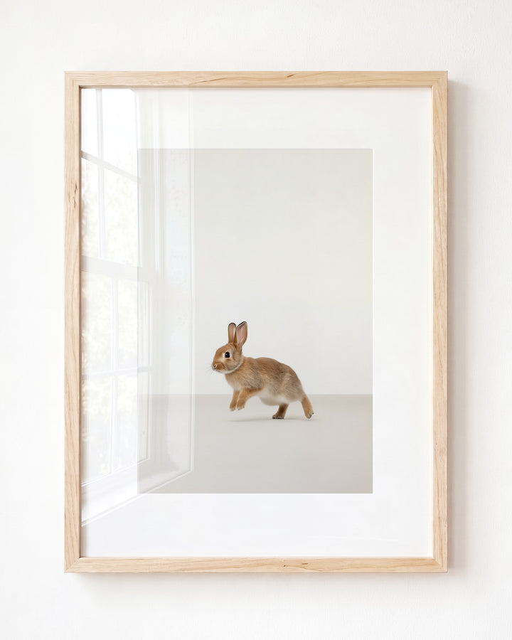 Studio Rabbit Art Print
