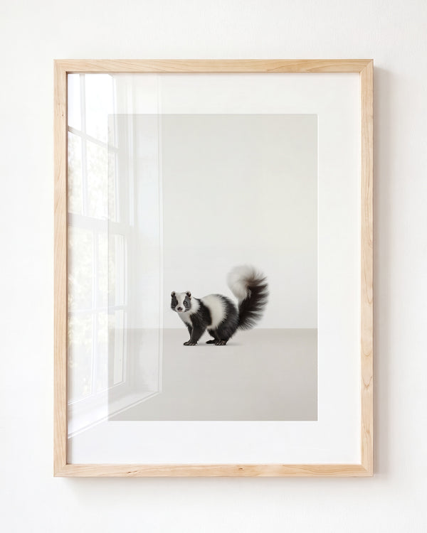 Studio Skunk Art Print - Framed Art