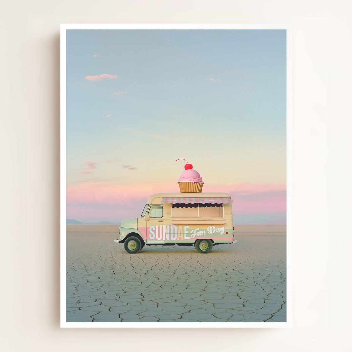 Sundae Fun Day Food Truck Art