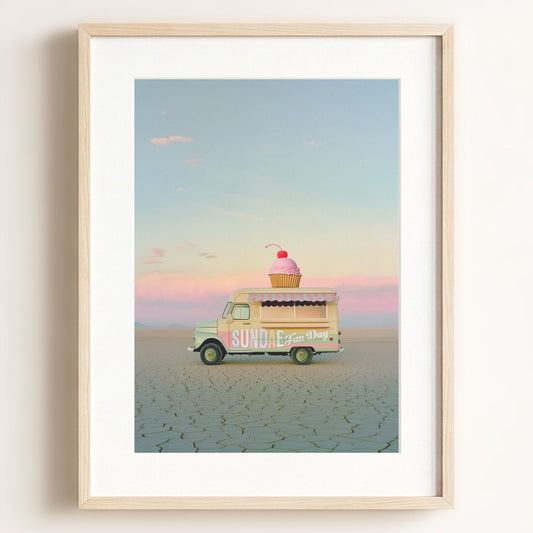 Sundae Fun Day Food Truck Art