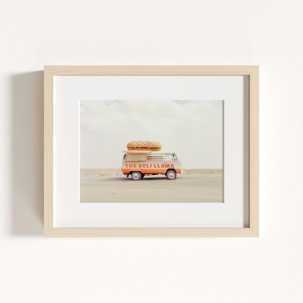 The Deli Llama Food Truck Art