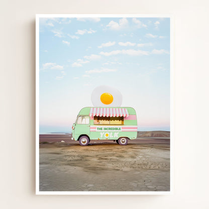 The Incredible Yolk Food Truck Art