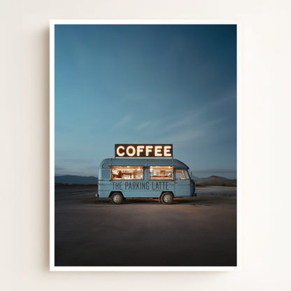 The Parking Latte Food Truck Art