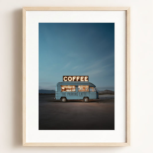 The Parking Latte Food Truck Art