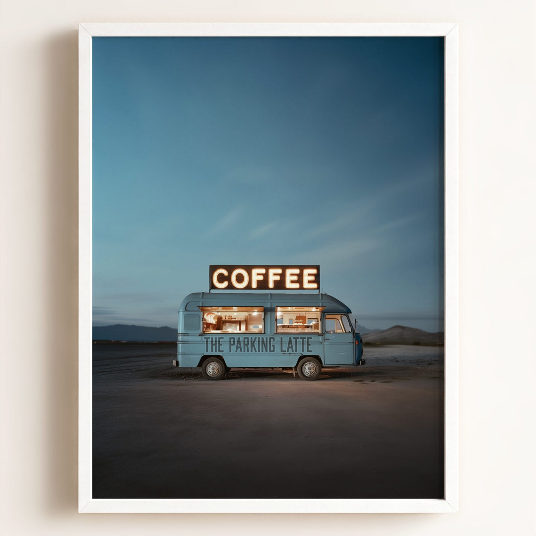 The Parking Latte Food Truck Art