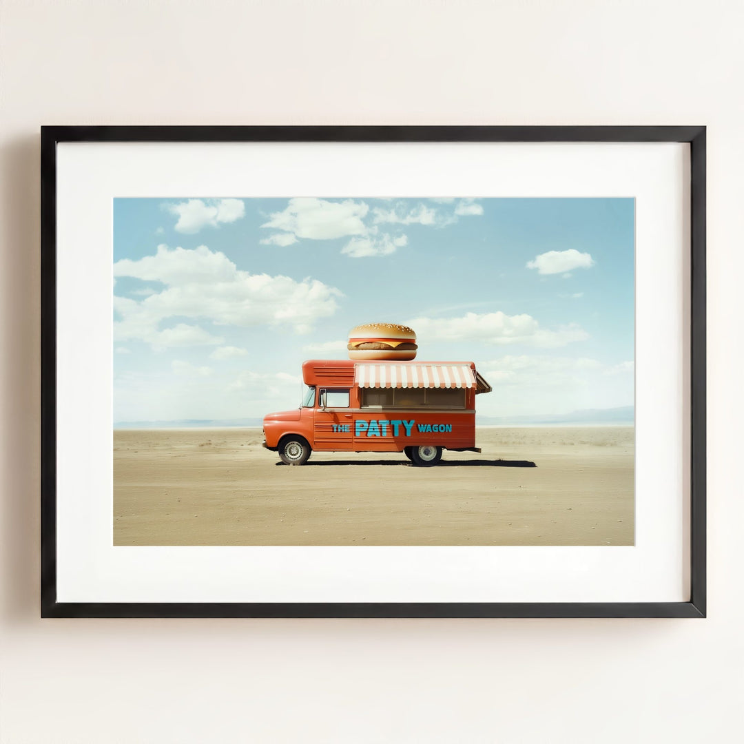 The Patty Wagon Food Truck Art
