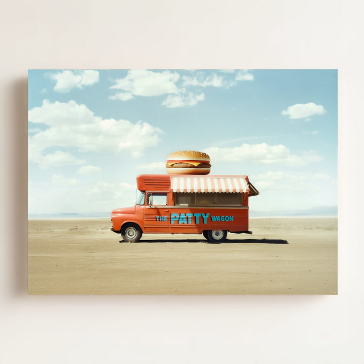 The Patty Wagon Food Truck Art