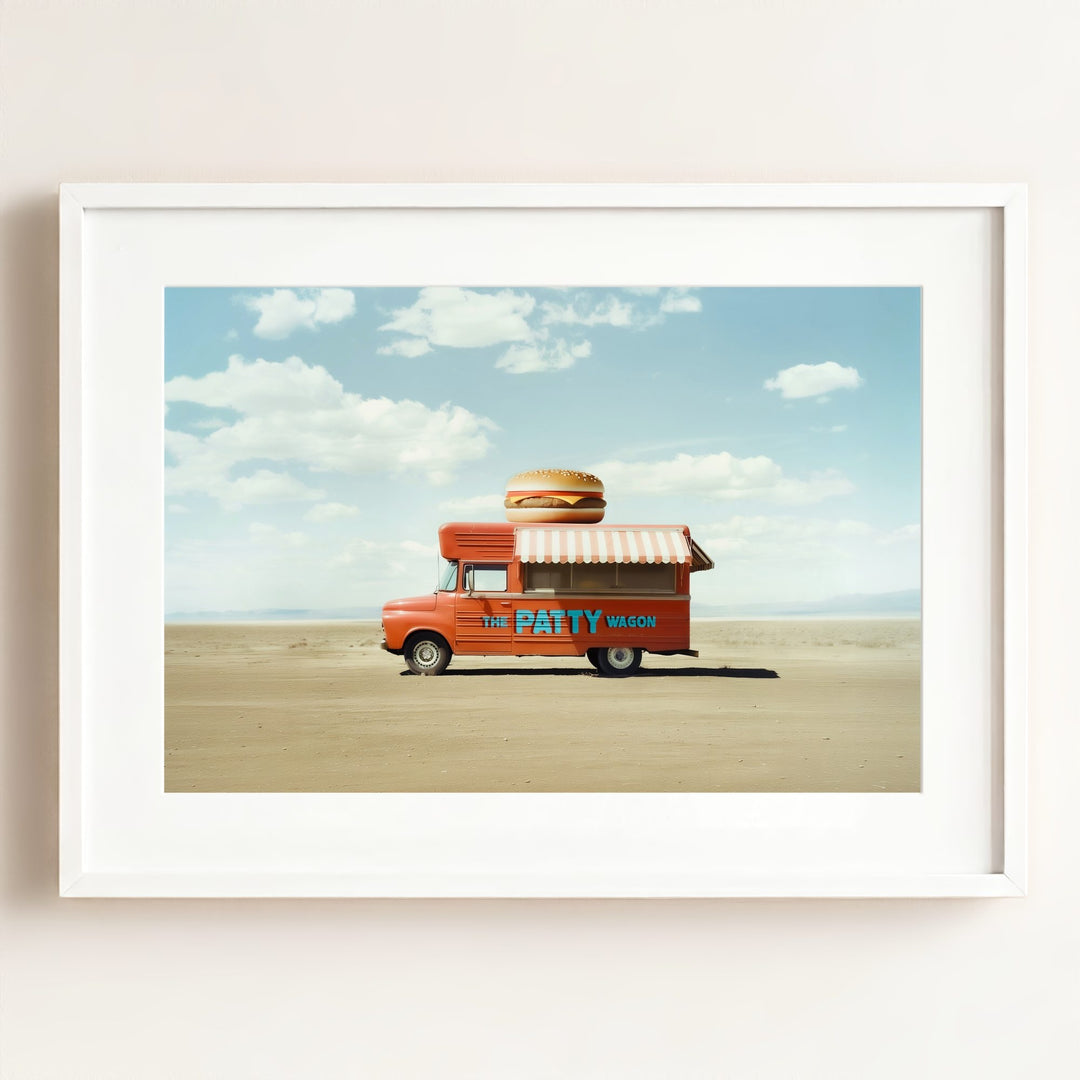 The Patty Wagon Food Truck Art