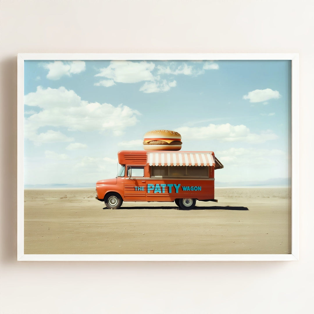 The Patty Wagon Food Truck Art