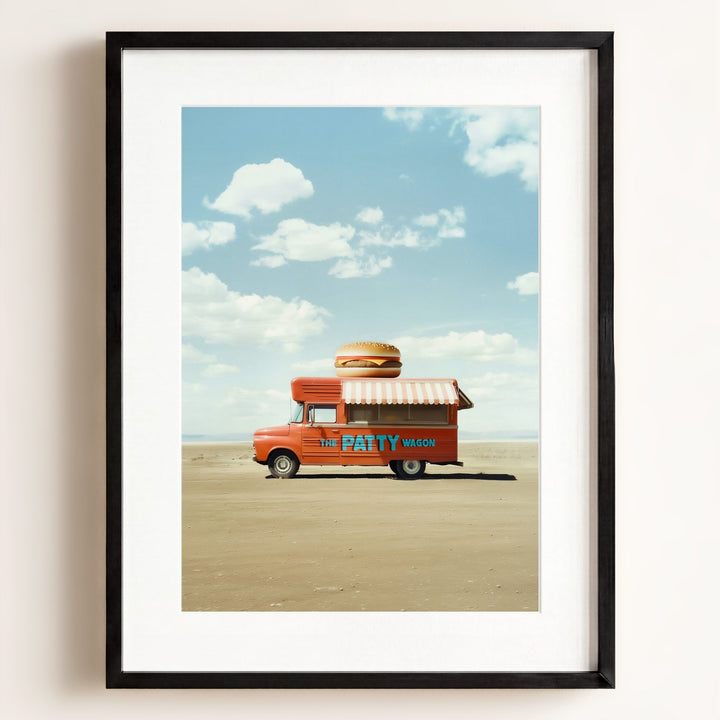 The Patty Wagon Food Truck Art