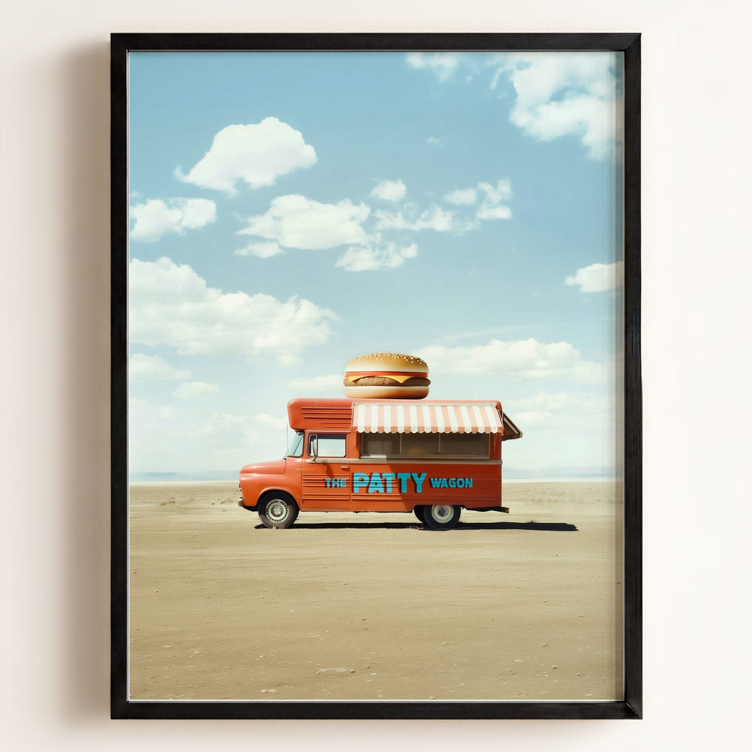 The Patty Wagon Food Truck Art
