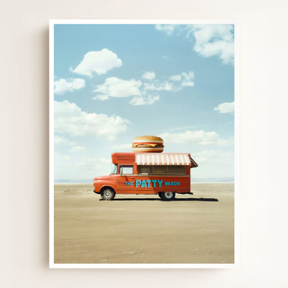The Patty Wagon Food Truck Art