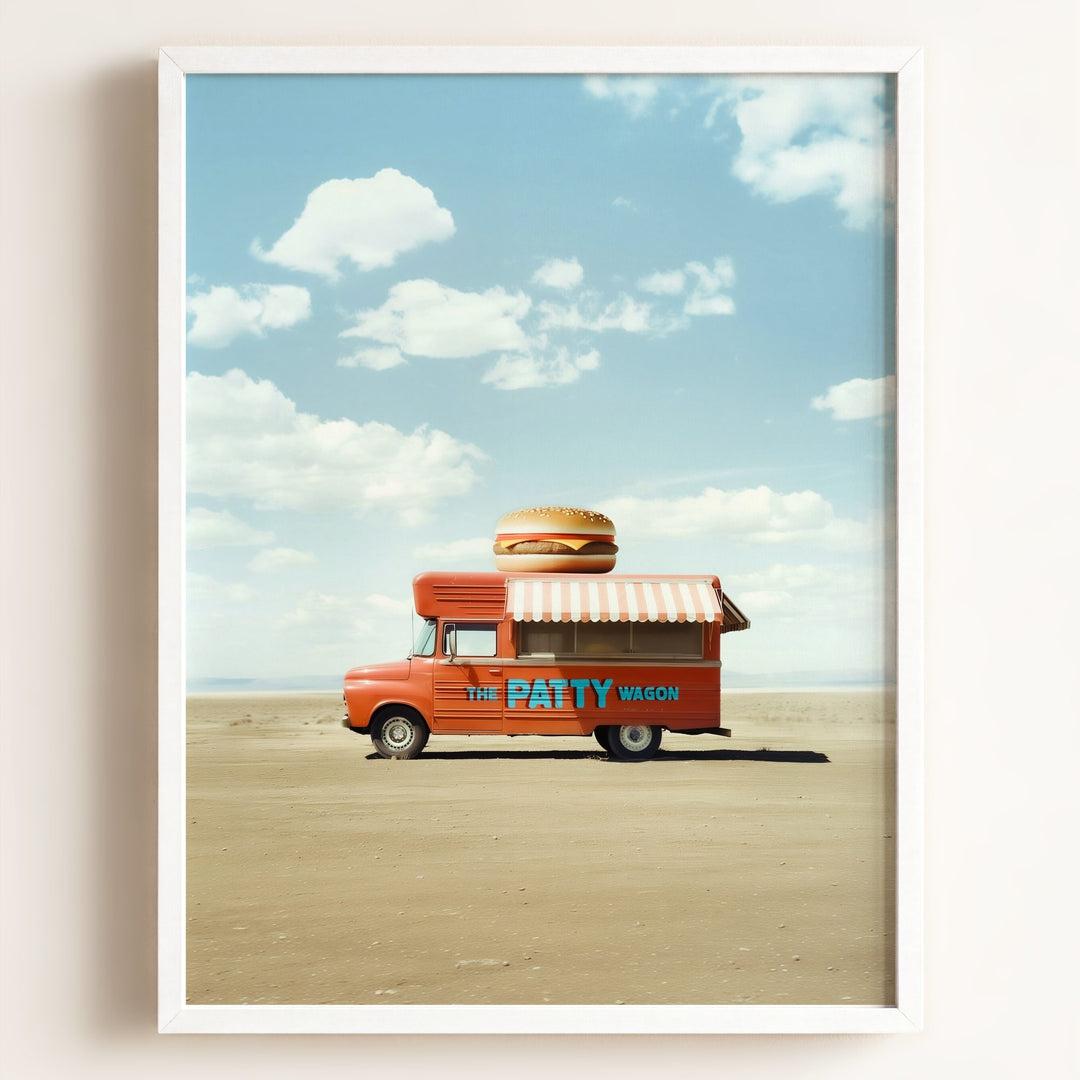 The Patty Wagon Food Truck Art