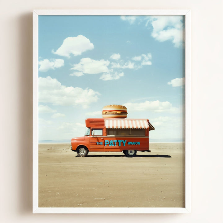 The Patty Wagon Food Truck Art