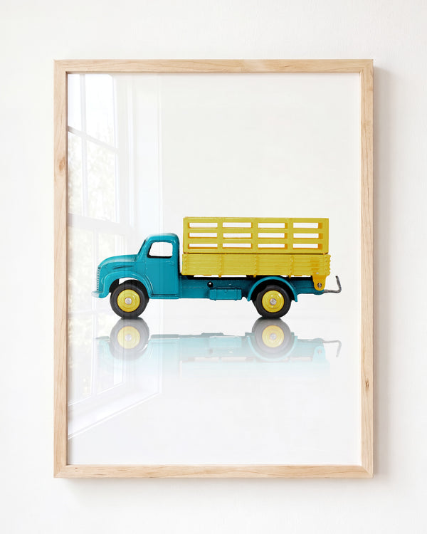 Toy Car: Dodge Truck Art – Framed