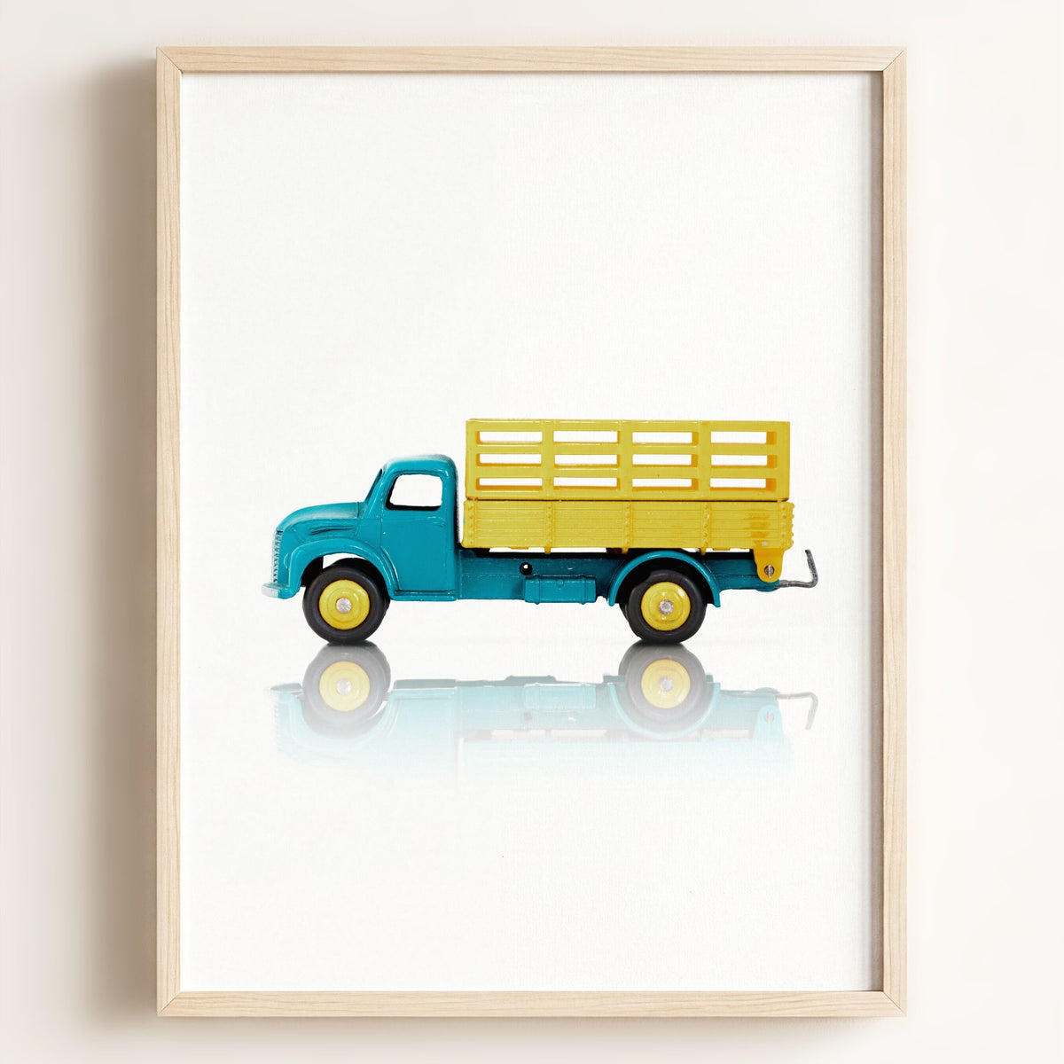 Toy Car: Dodge Truck Art - Framed Art