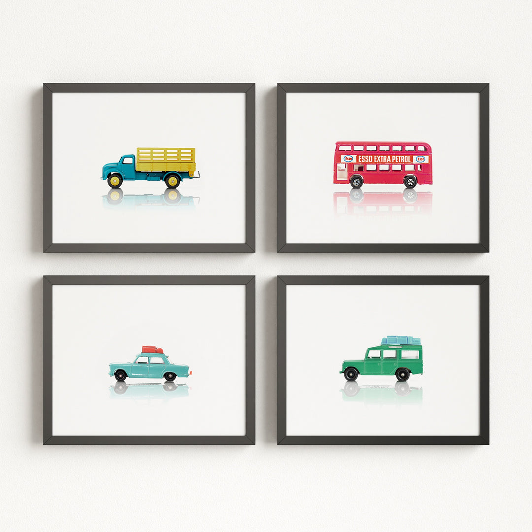Toy Cars Collection - Art Prints for Boy's Room