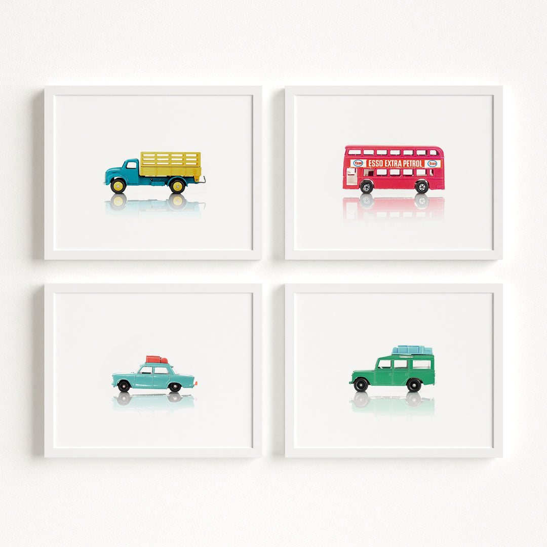 Toy Cars Collection - Art Prints for Boy's Room