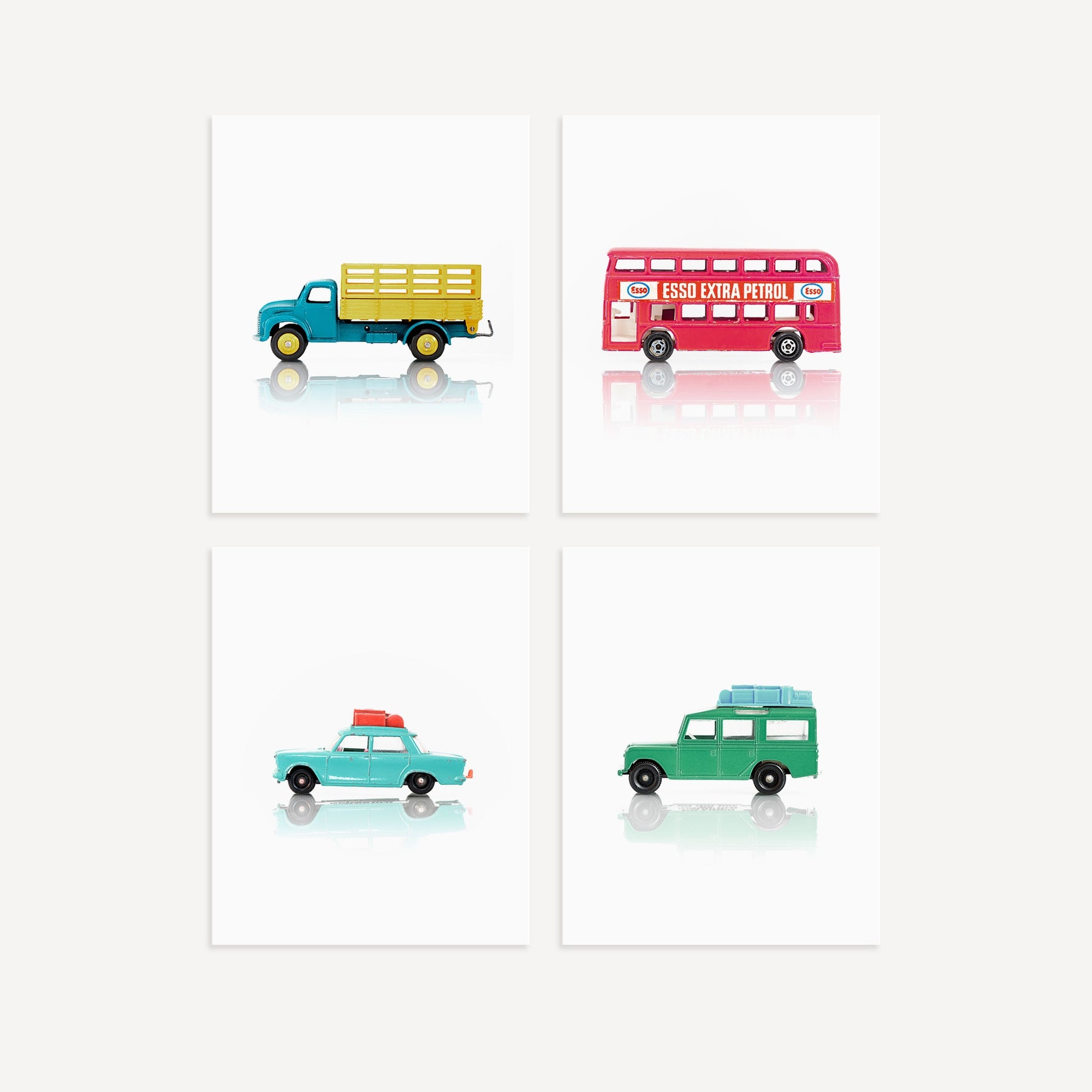 Toy Cars Collection - Art Prints for Boy's Room - Toy Cars Horizontal ...